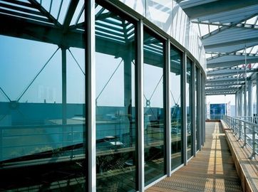 Γυαλισμένο το χάλυβας σχεδιάγραμμα τοίχων κουρτινών αργιλίου με το μύλο τελειώνει